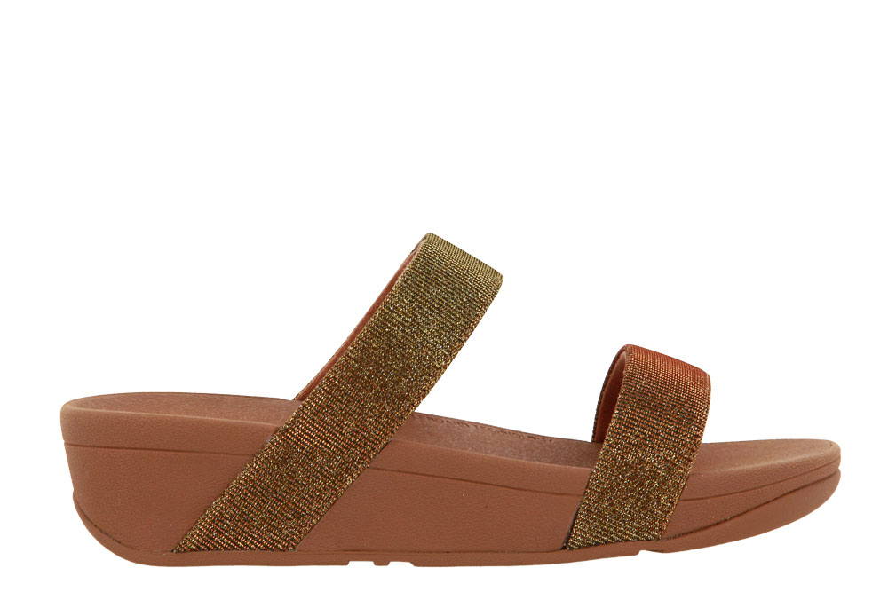 Fitflop Pantolette LOTTIE GLITZY SLIDE ARTISAN GOLD (40)