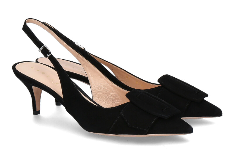 Unützer Slingpumps CAMOSCIO NERO (39½)