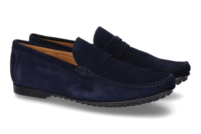 Ludwig Reiter Mokassin PENNY LOAFER NAVY  (42)