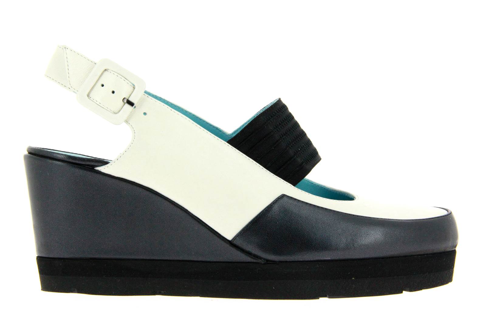 Thierry Rabotin Slingpumps NAPPA BIANCO NERO (34½)