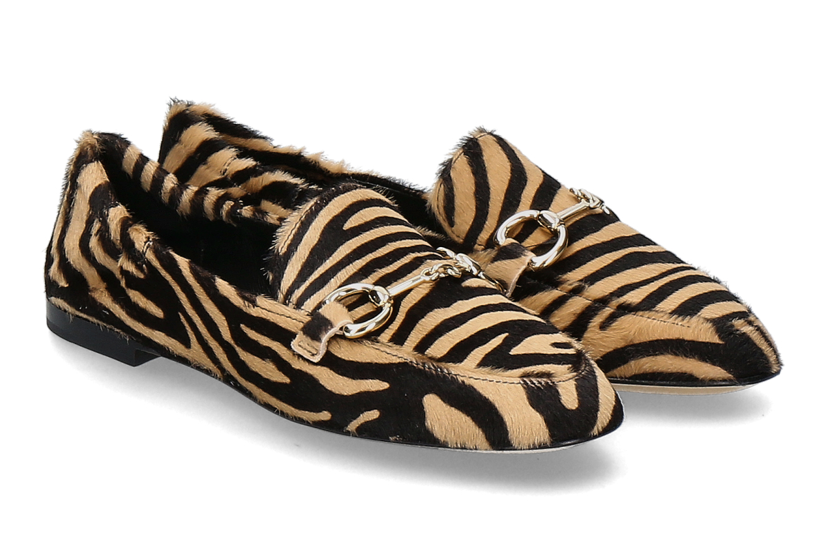 Pomme d'Or Loafer GIORGIA ZEBRA- cappuccino/ mehrfarbig