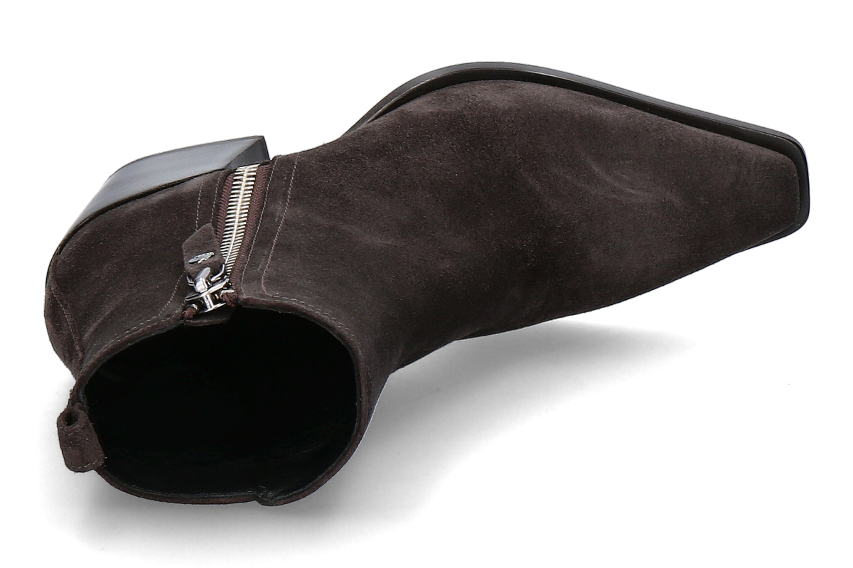 AGL Cowboy Bootie ABIGAIL zip- ebano_253300280_5