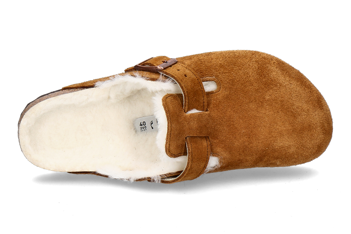 Birkenstock Pantolette gefüttert BOSTON SCHMAL SHEARLNG- mink_274300021_4 Birkenstock Pantolette gefüttert BOSTON SCHMAL SHEARLNG- mink_274300021_4