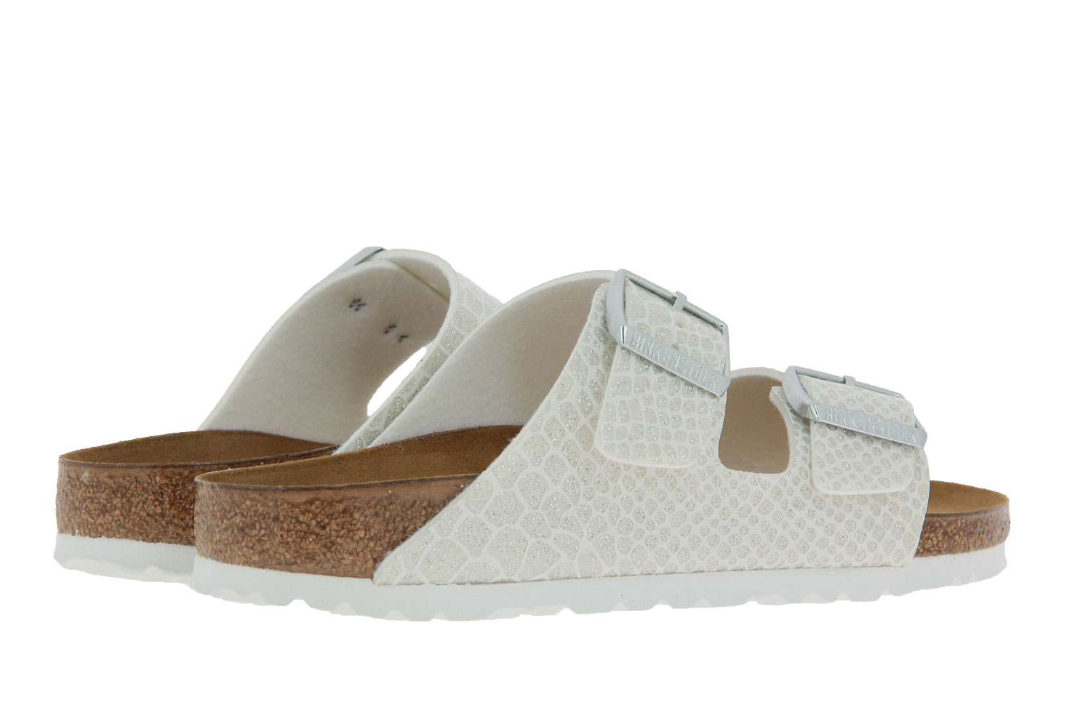 Birkenstock Pantolette SCHMAL ARIZONA BS MAGIC SNAKE WHITE (42)