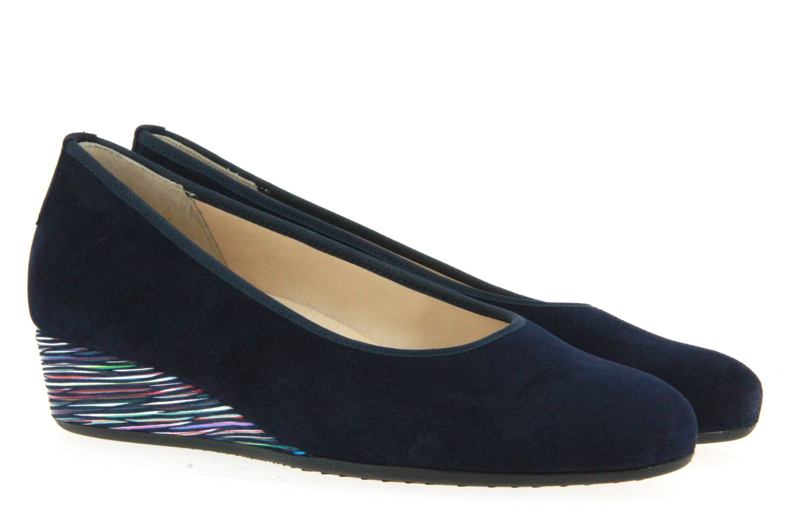 Hassia Slipper NIZZA H SAMTZIEGE DARKBLUE (37 )