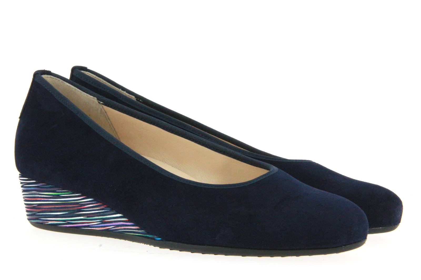 Hassia Slipper NIZZA H SAMTZIEGE DARKBLUE (37½)