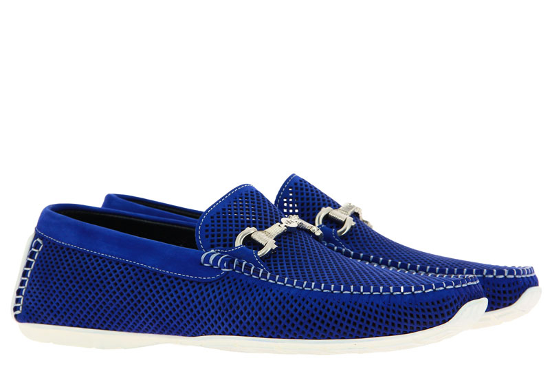 Aldo Bruè Mokassin NUBUK SOFT BLU (40½)