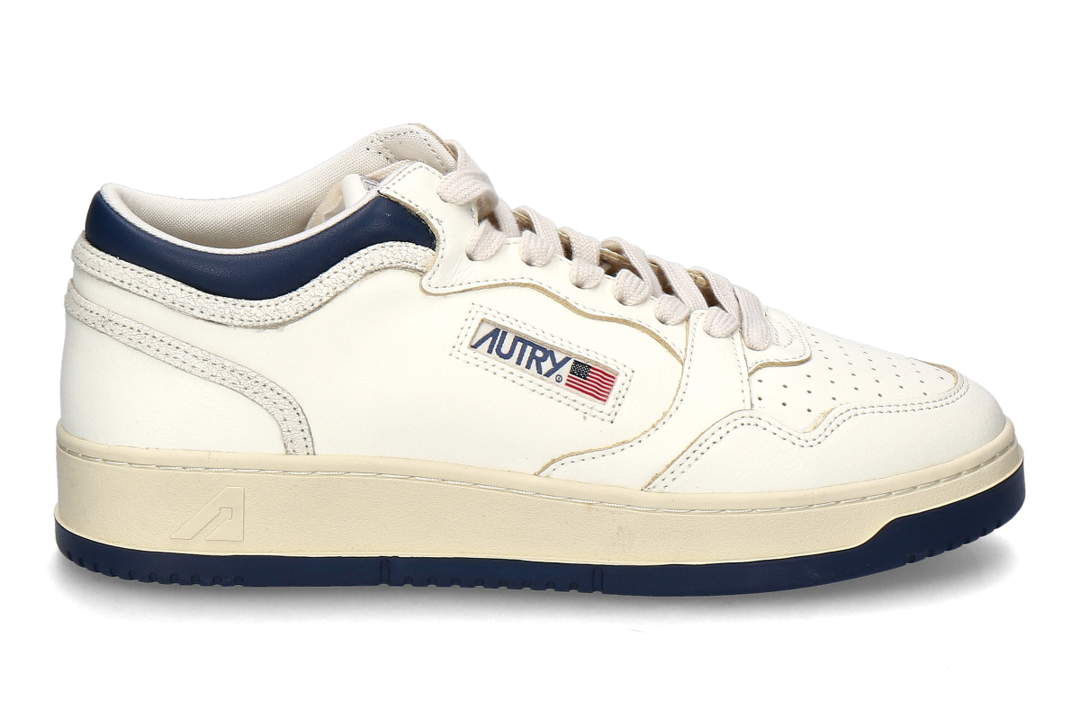 Autry Herren-Sneaker MED-WAY MID LEATHER EK06- ensign blu / marshmallow