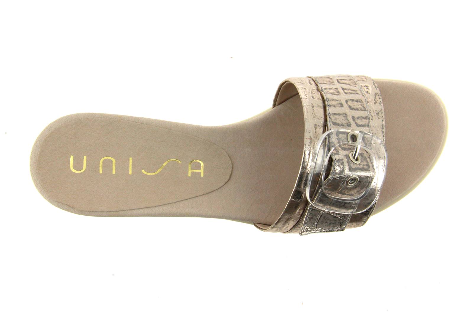 Unisa Pantolette ALAN SILVER COCO ANTIC (39)
