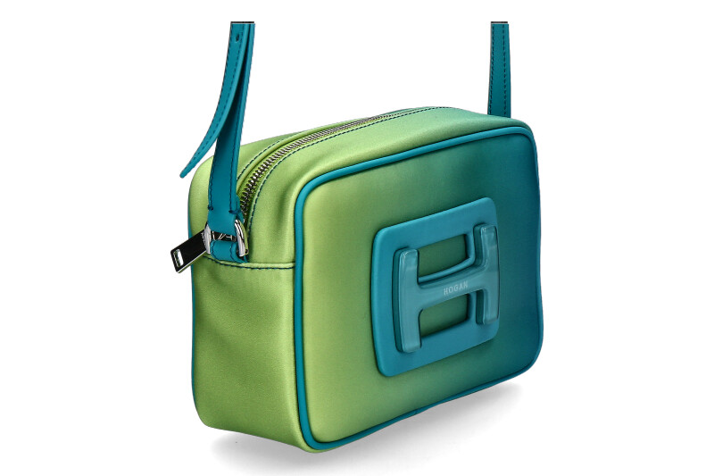 Hogan Tasche CAMERA BAG STAMPA GREEN TURCHESE