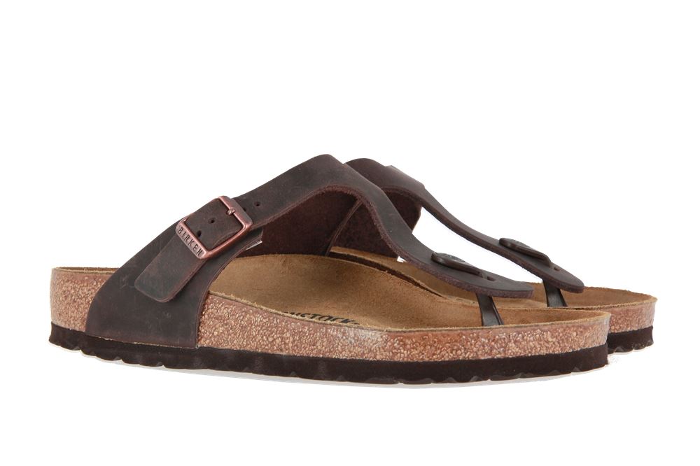 Birkenstock Pantolette GIZEH NORMAL FETTLEDER HABANA (39)