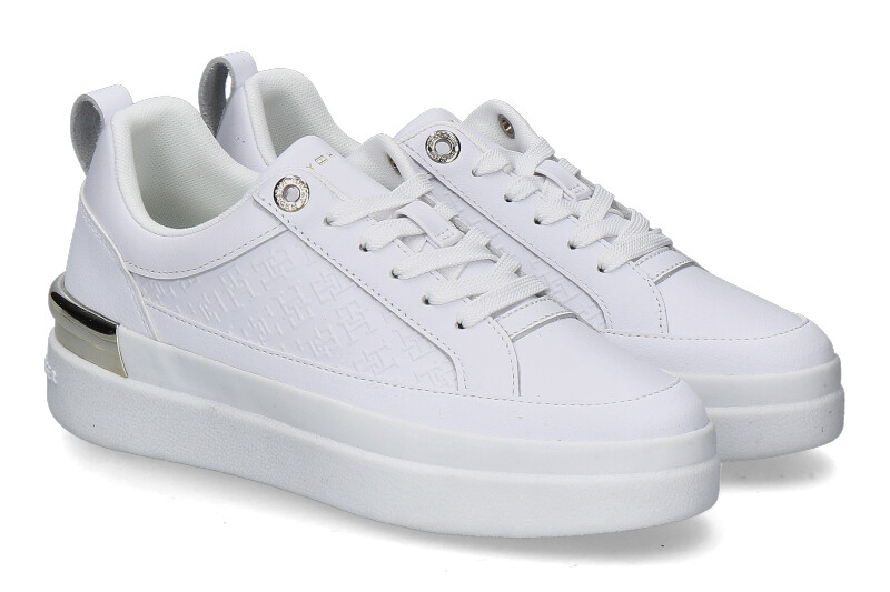 Tommy Hilfiger Sneaker LUX COURT MONOGRAM- white