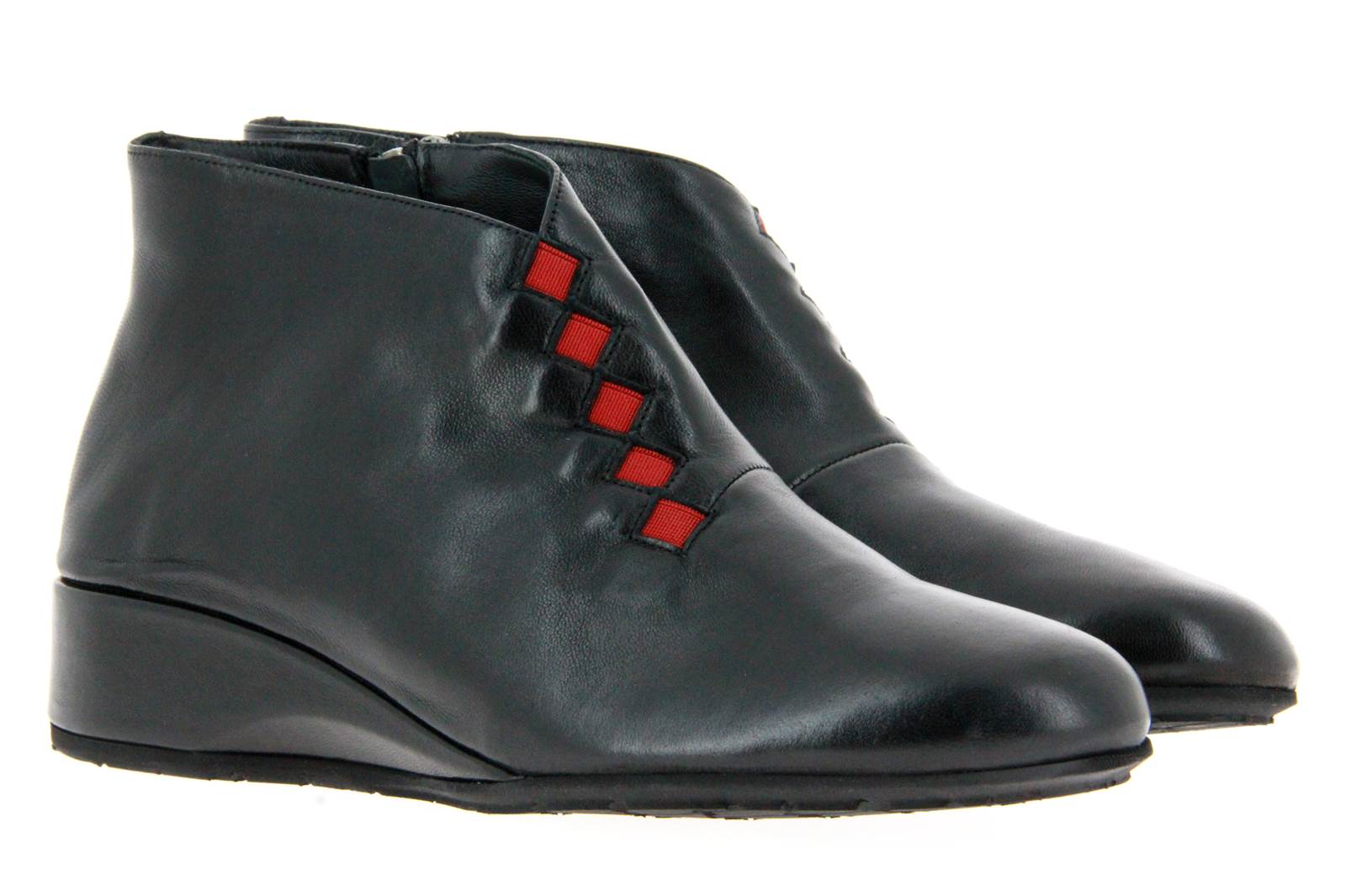 Thierry Rabotin Stiefelette NAPPA NERO RED (35)