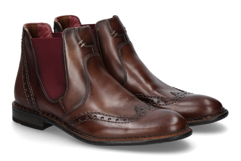 Lloyd Stiefelette GRENOBLE SPLENDOR CALF TOBACCO BORDO (44)