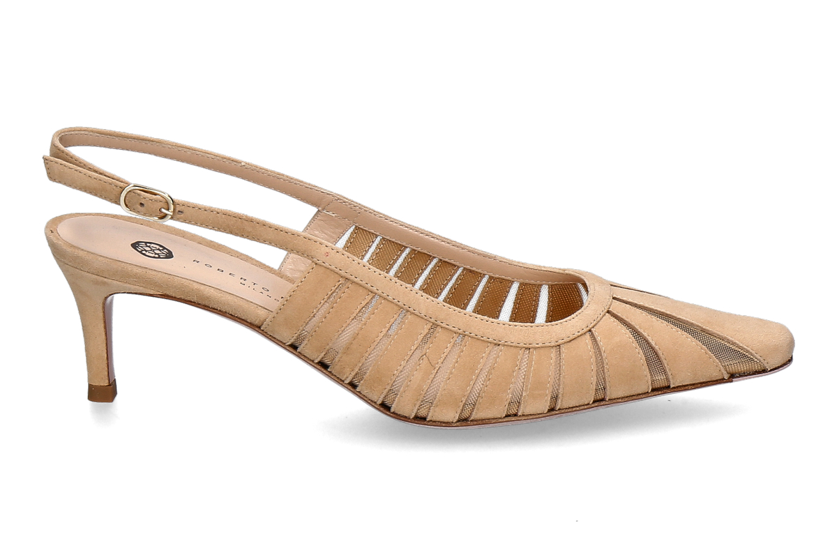 Roberto Festa Slingpumps FENICE- cookie/ hellbraun