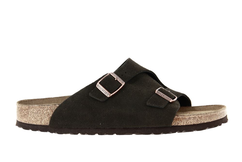 Birkenstock Pantolette SCHMAL ZÜRICH BS VELOURSLEDER MOCHA (46)