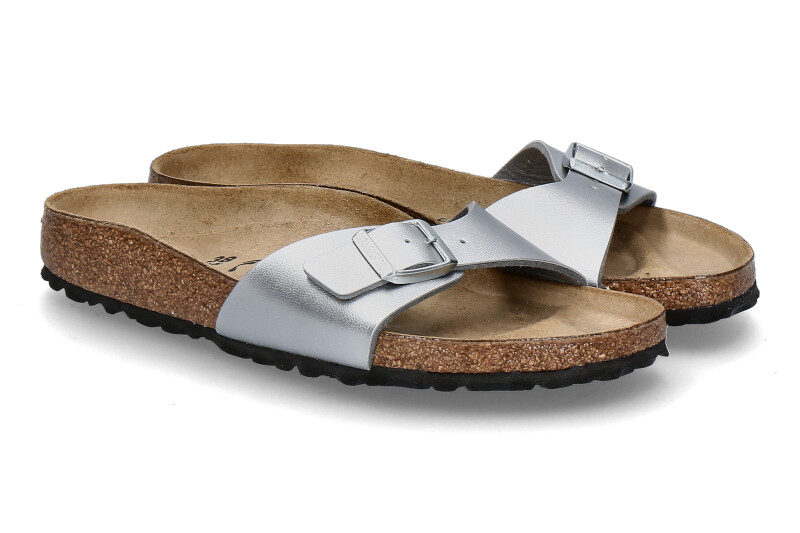 Birkenstock Pantolette FLORIDA BS SCHMAL- graceful pearl white