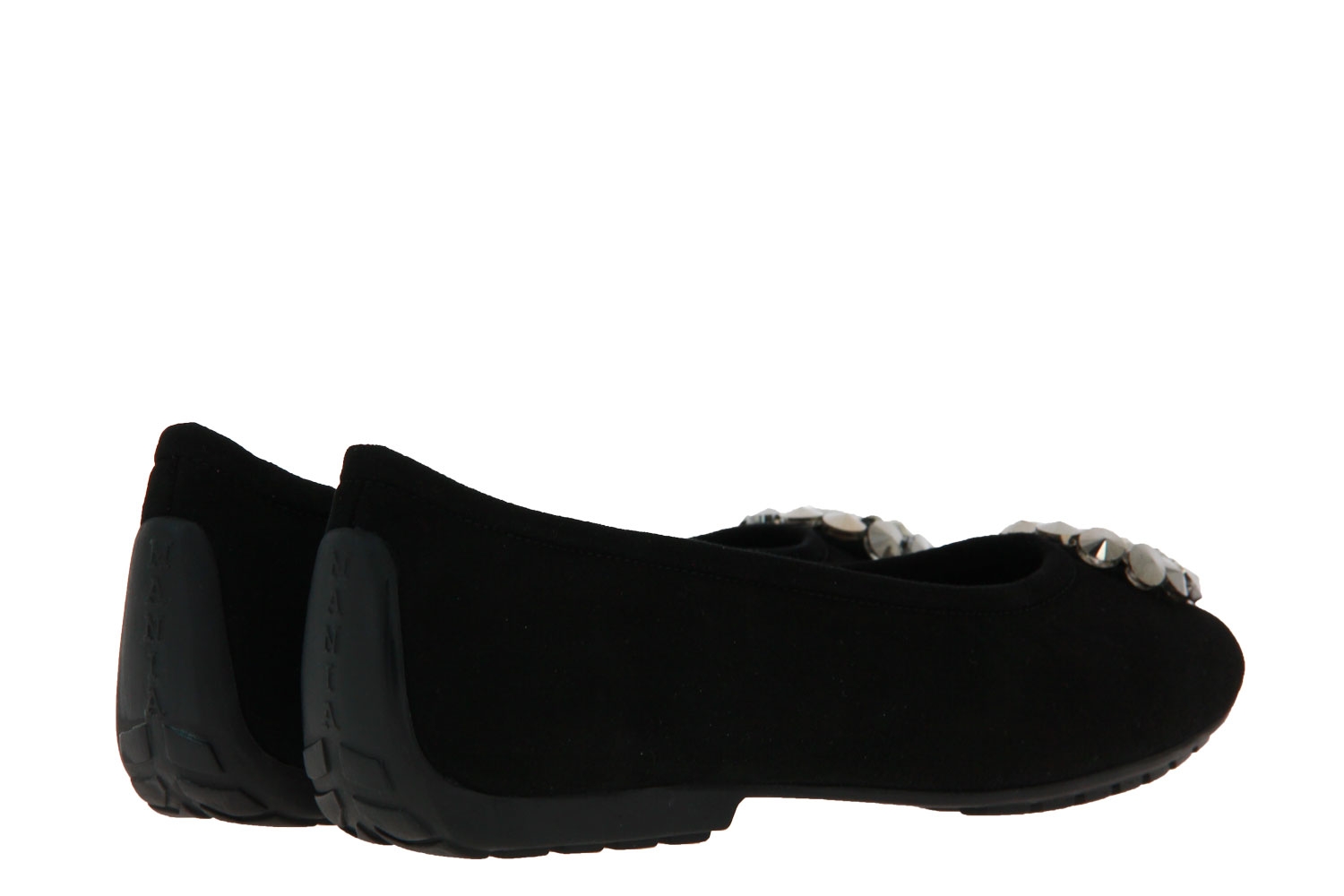 Mania Ballerina CAMOSCIO NERO SWAROVSKI (37 ) Mania Ballerina CAMOSCIO NERO SWAROVSKI (37 )