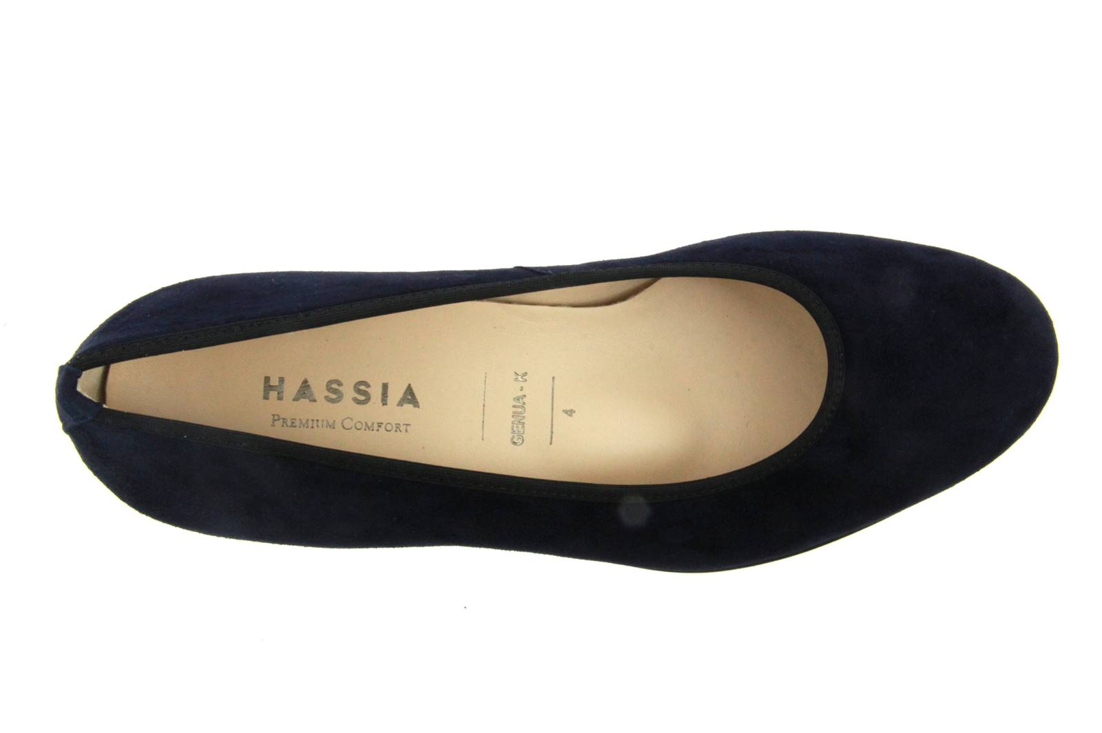 Hassia Slipper GENUA SAMTZIEGE NIGHTBLU (39)