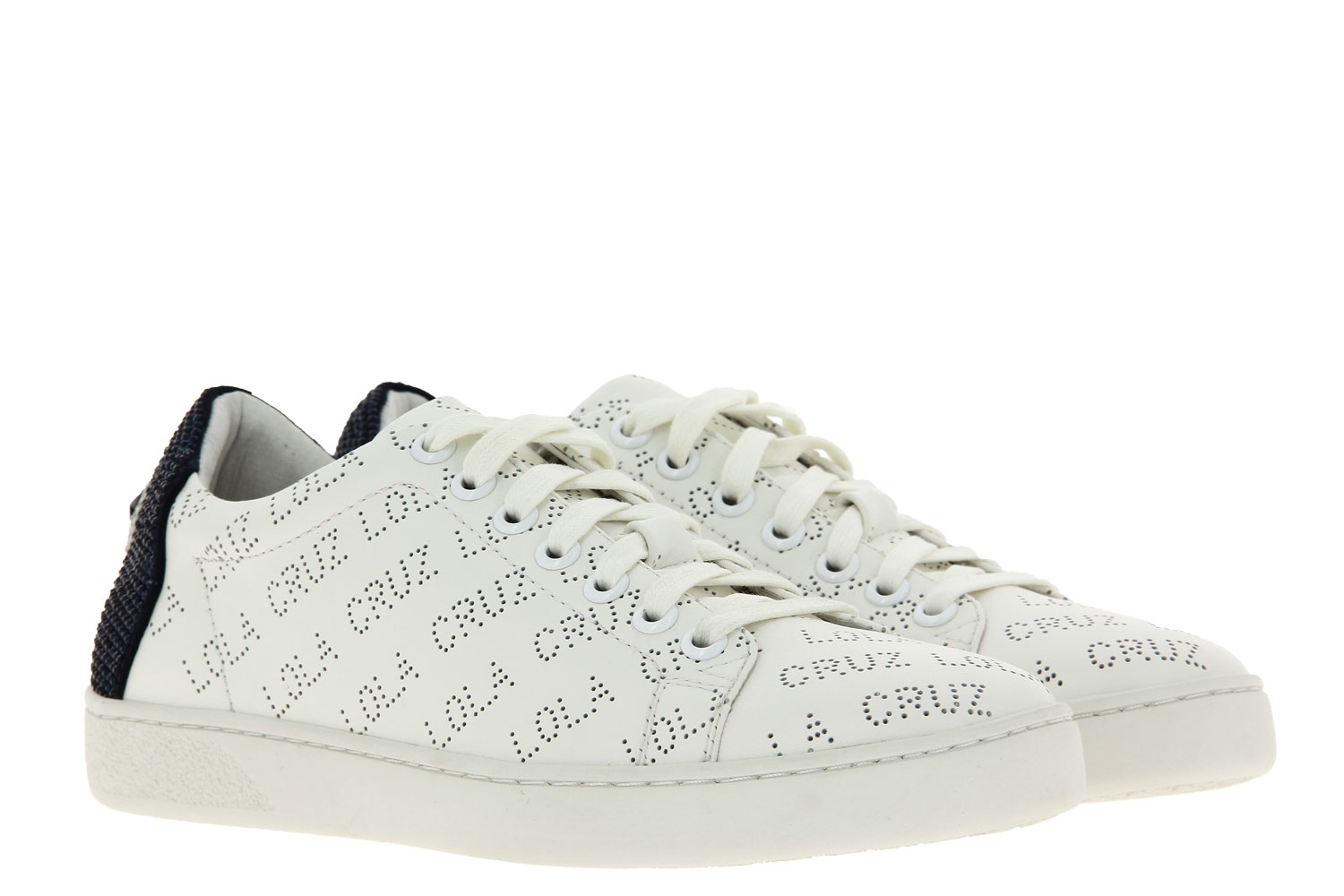 Lola Cruz Sneaker NAPPA WHITE BLUE MARINE (39)