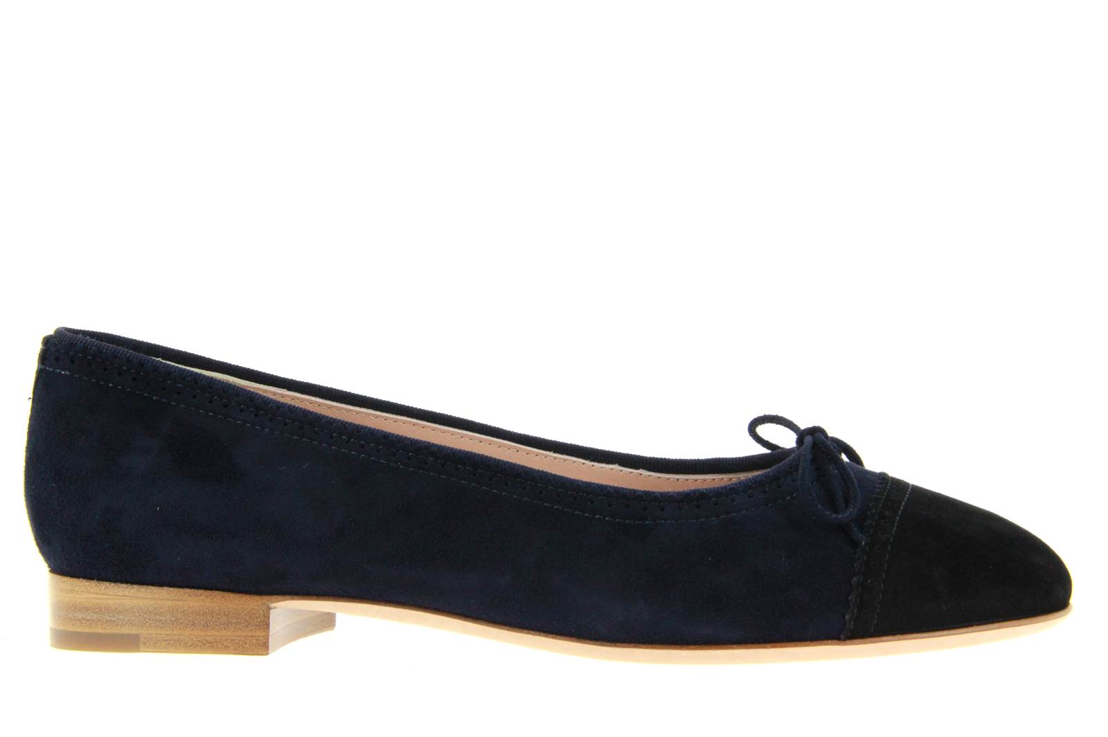 Unützer Ballerina CAMOSCIO BLU NERO (35)