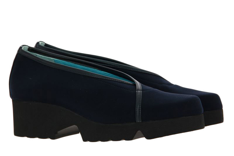 Thierry Rabotin Slipper DORCAS NAPPA NERO SETA BLU (37½)