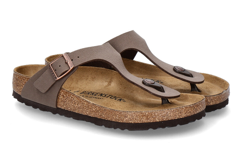 Birkenstock Pantolette normal GIZEH NUBUK MOCCA  (45)