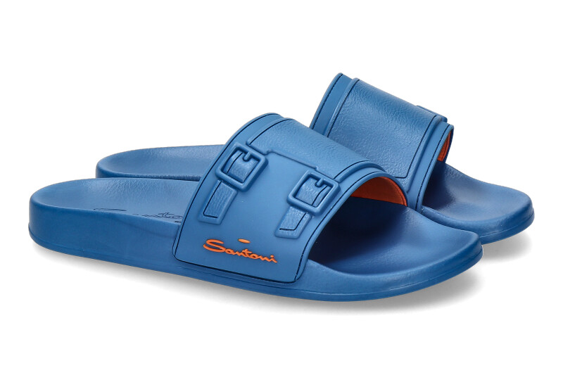 Santoni Pantolette AZURBLAU