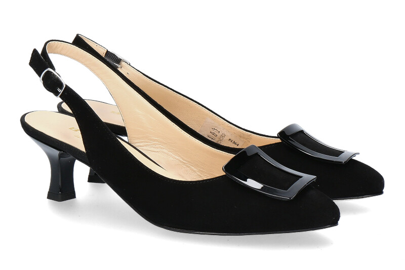 Brunate Slingpumps FLEX CAMOSCIO NERO