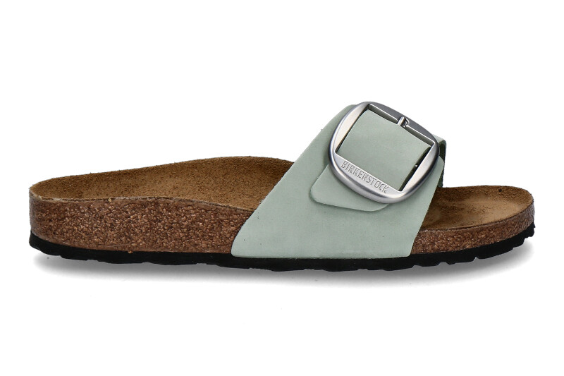 Birkenstock Pantolette MADRID BIG BUCKLE SCHMAL- matcha