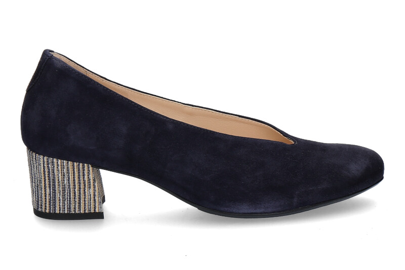 Hassia Pumps FLORENZ H-WEITE SAMTZIEGE BLUE (36) Hassia Pumps FLORENZ H-WEITE SAMTZIEGE BLUE (36)