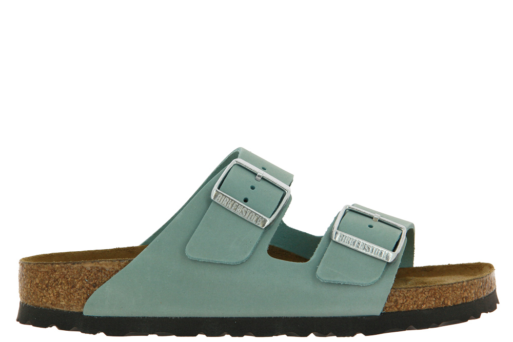 Birkenstock Pantolette ARIZONA SCHMALE WEITE NUBUK FADED AQUA 
