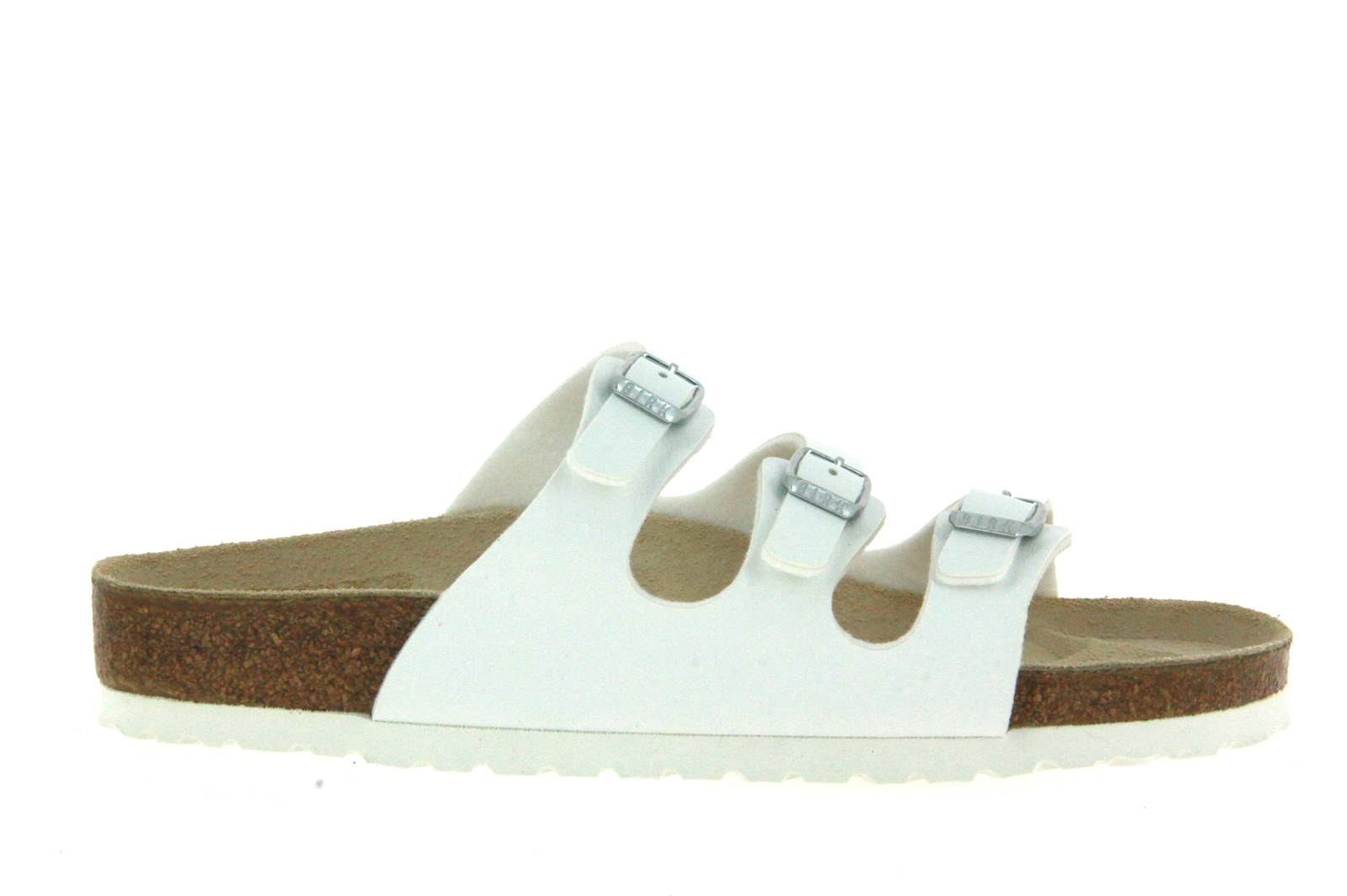 Birkenstock Pantolette FLORIDA NORMAL BIRKO FLOR WEIß (42)