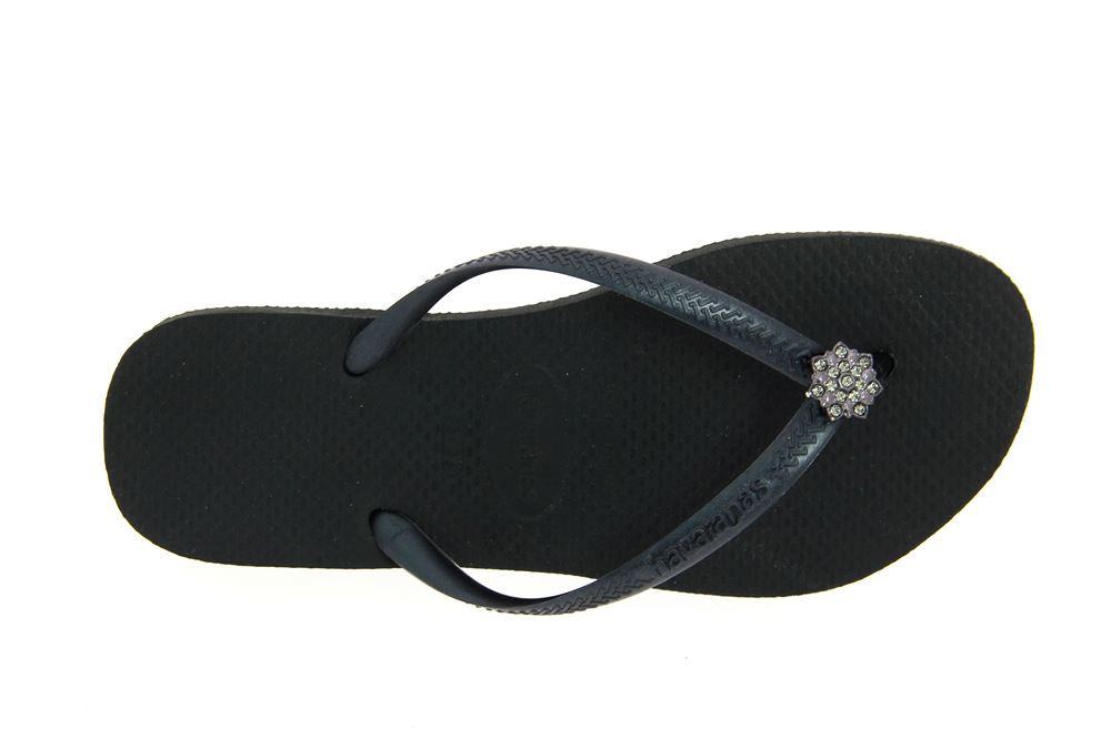 Havaianas Zehenstegsandale CRYSTAL POEM BLACK (43-44)