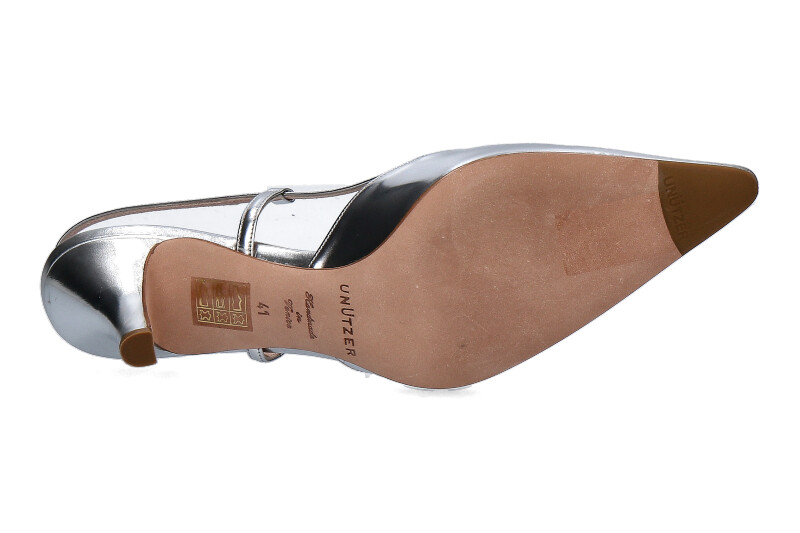 Unützer Slingpumps VITELLO SPECCHIO ARGENTO (40½) Unützer Slingpumps VITELLO SPECCHIO ARGENTO (40½)