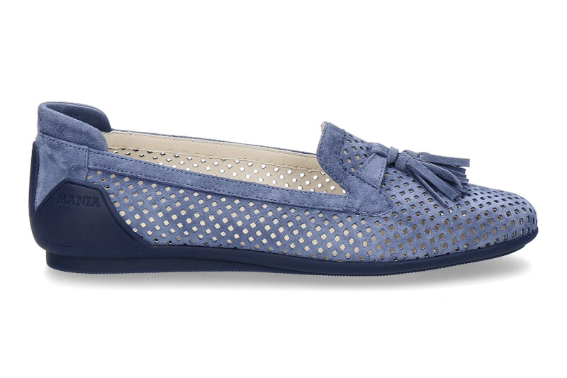 Mania Slipper CAMOSCIO BLUE 1088