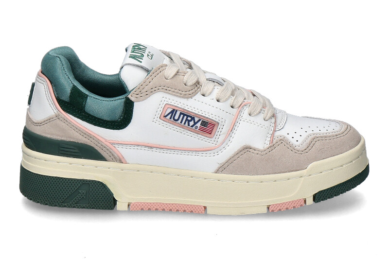 Autry Damen- Sneaker ROOKIE CLC MM07- white/green/pink