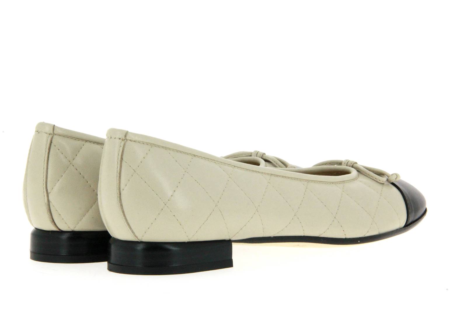 Brunate Ballerina NAPPA STEP CREME NAPPA NERO (35½)
