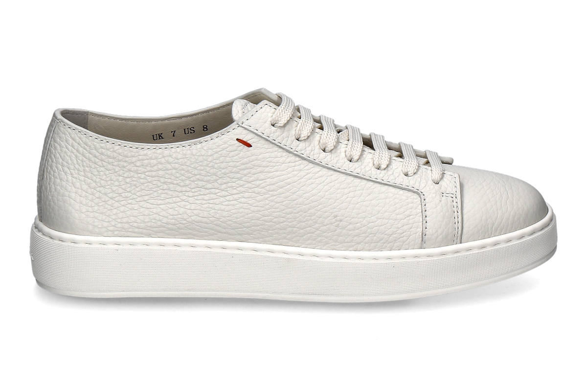 Santoni Herren- Sneaker BIKING- weiß/ white