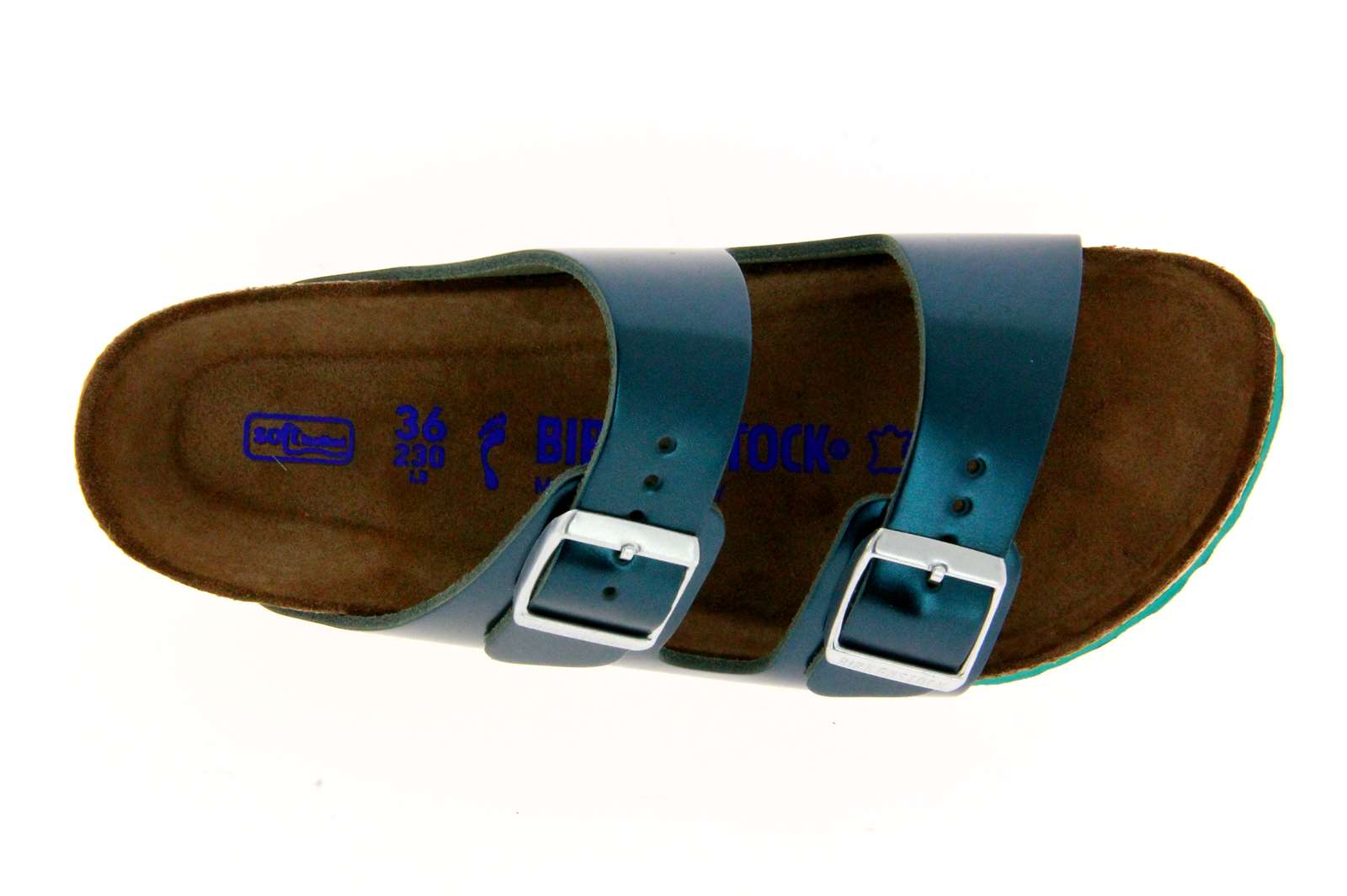 Birkenstock Pantolette ARIZONA BS SCHMAL METALLIC GREEN (38) Birkenstock Pantolette ARIZONA BS SCHMAL METALLIC GREEN (38)