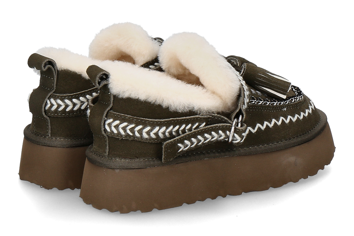 Nan-Ku Couture Bootie gefüttert DFH13 - verde_232700035_2