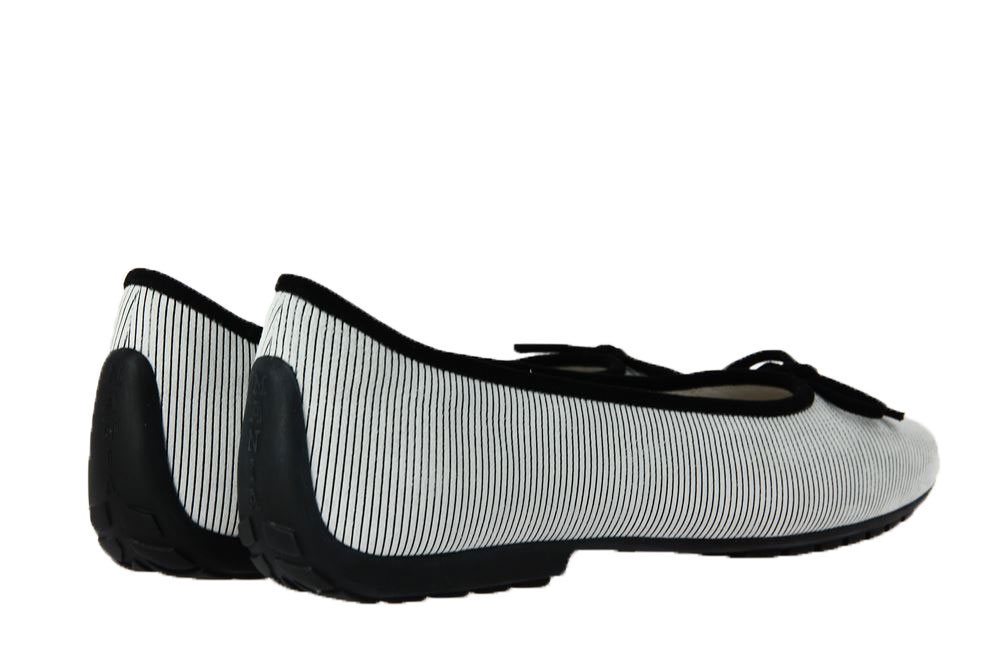 Mania Ballerina CAMOSCIO BIANCO NERO (41½)