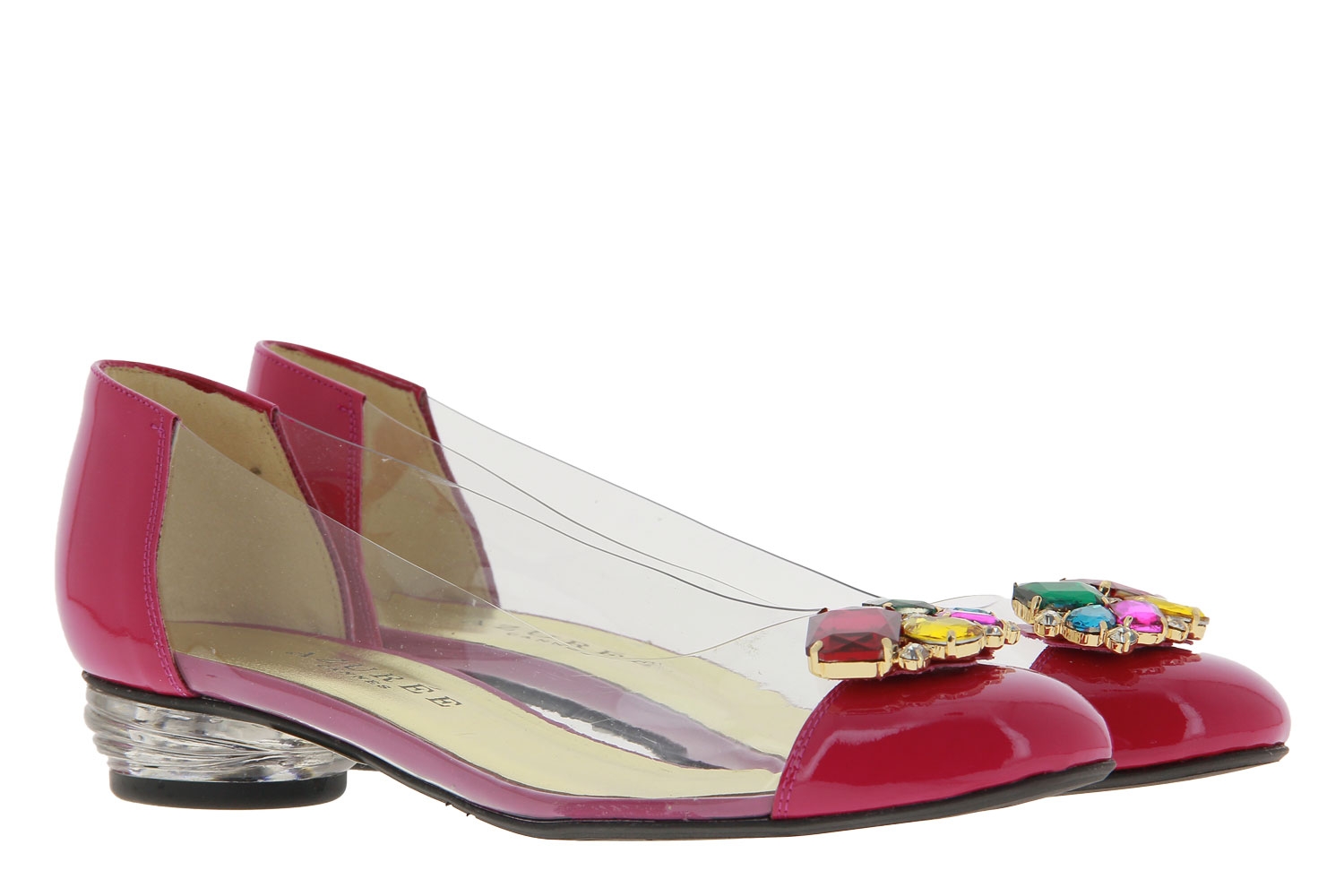 Azuree Cannes Ballerina BADALI VERNIS FRAMBO MOTIF MULTI (41½)