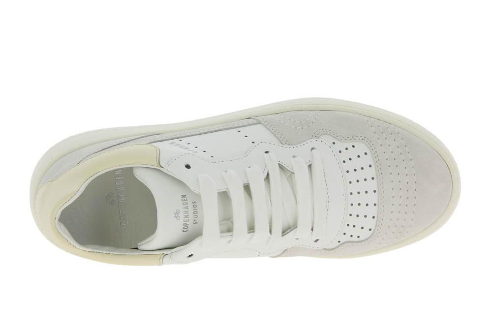Copenhagen Sneaker LEAHTER MIX WHITE BUTTER ZN7312