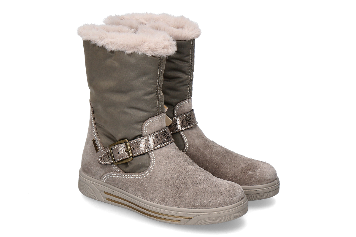 Primigi Mädchen- Stiefel HULA GTX gefüttert- marmotta pietra/ grau