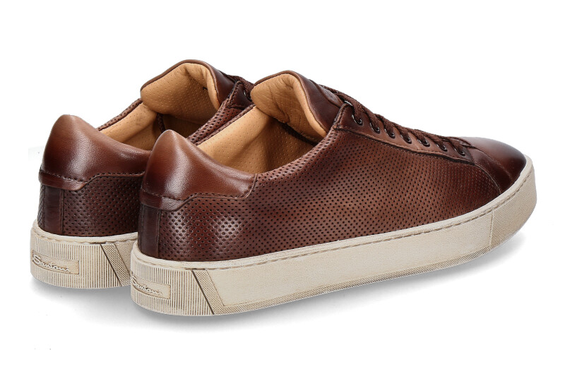 Santoni Sneaker LEATHER ANTIK BROWN (41½)