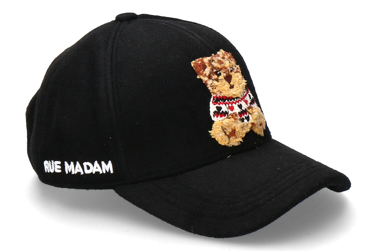 Rue Madam Cap MARVIN LOVE- black/ schwarz