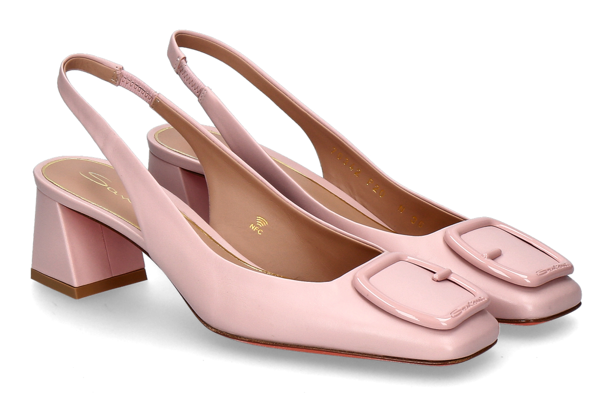 Santoni Slingpumps LEMON NAPPA- rosa