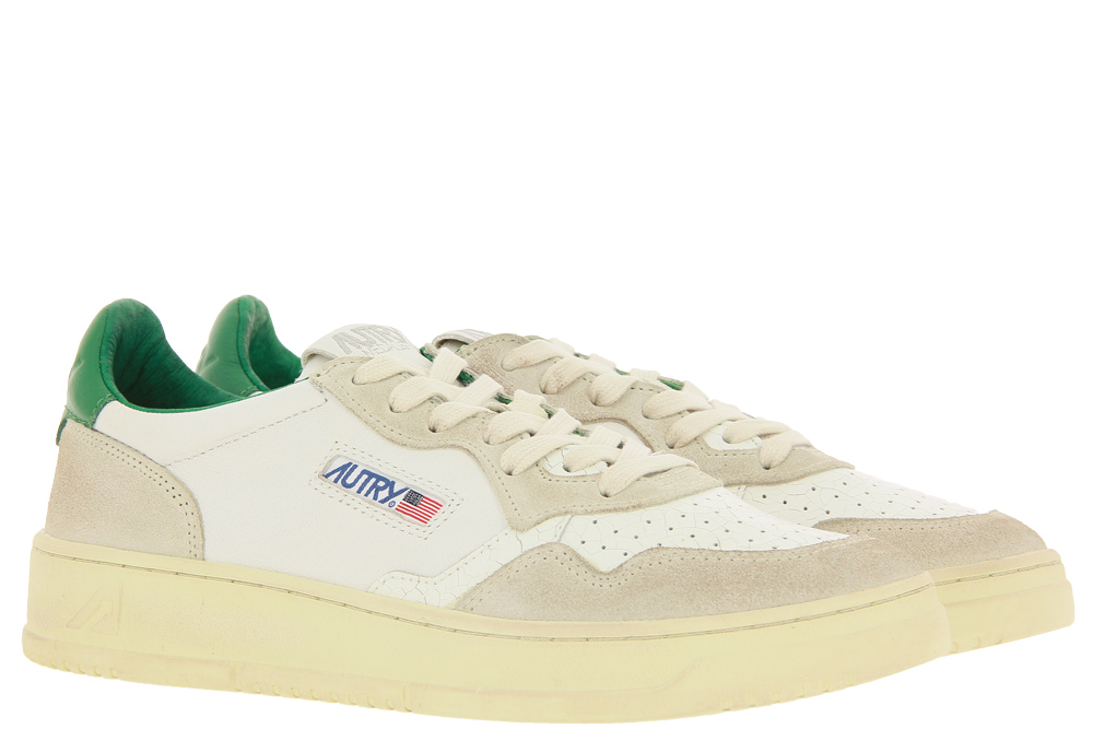 Autry Sneaker MEDALIST CRACKLE WHITE GREEN