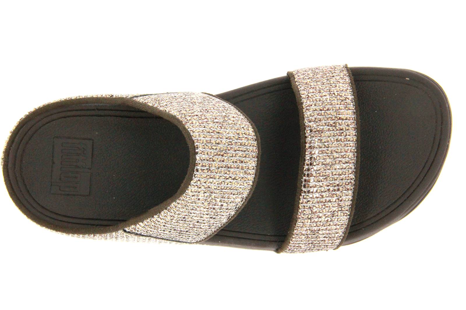 Fitflop Pantolette LULU SUPERGLITZ SLIDE BRONZE (39)